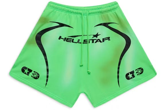 Hellstar Warm Up Shorts 'Neon Green'