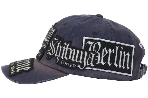 Supreme City Patches 6-Panel Hat 'Navy' (SS26)