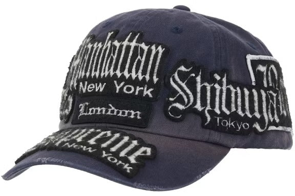 Supreme City Patches 6-Panel Hat 'Navy' (SS26)
