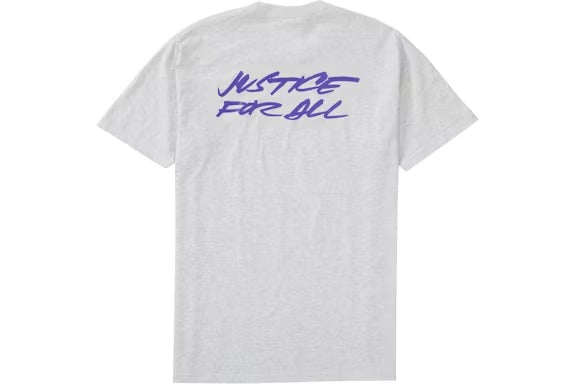 Supreme Futura Logo Tee Ash Grey - Living Legend