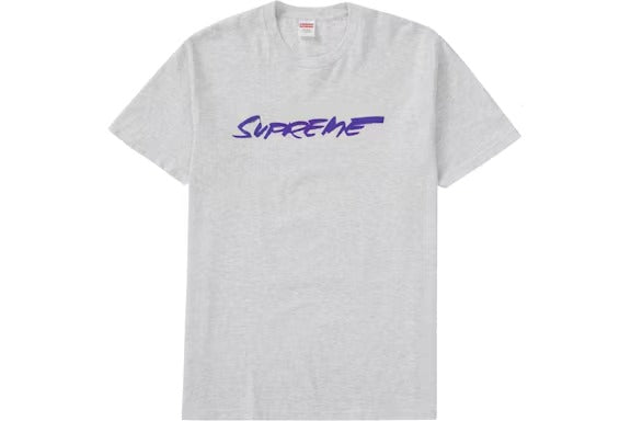 Supreme Futura Logo Tee Ash Grey - Living Legend