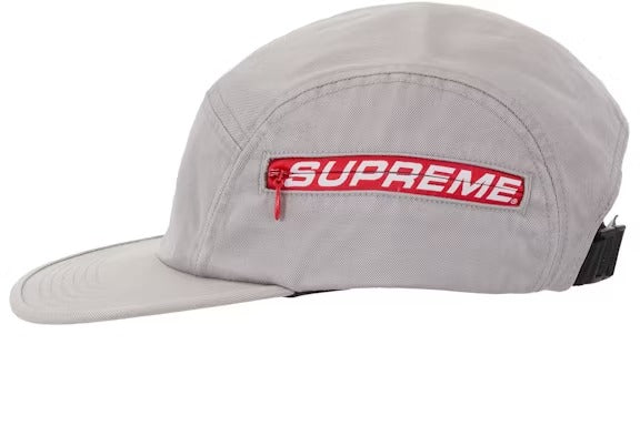 Supreme Side Zip Camp Cap 'Grey' (SS26)