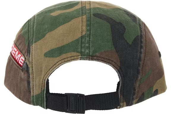 Supreme Side Zip Camp Cap 'Woodland Camo' (SS26)