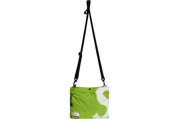 The North Face x Supreme S Logo Crossbody Shoulder Bag 'Lime Green' (2018)