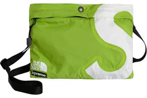 The North Face x Supreme S Logo Crossbody Shoulder Bag 'Lime Green' (2018)
