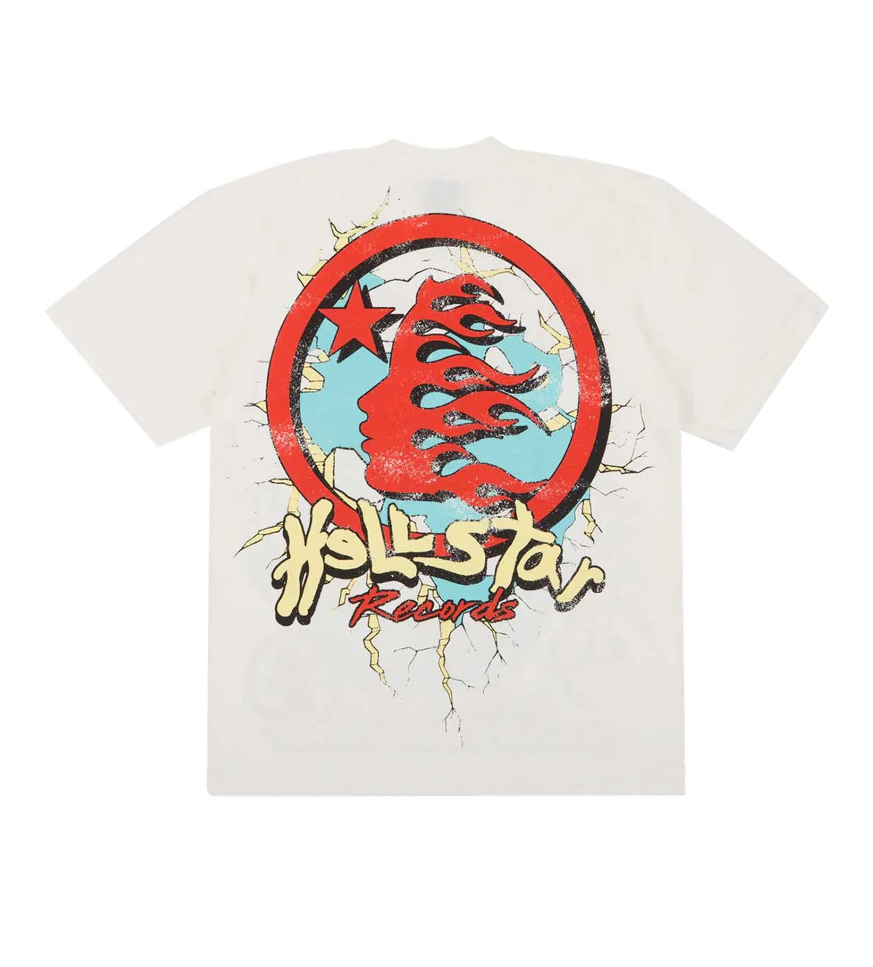 Hellstar Studios Heaven On Earth Tee – Cream (Overseas Exclusive) - Living Legend