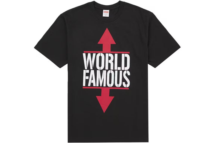 Supreme World Famous Tee Black