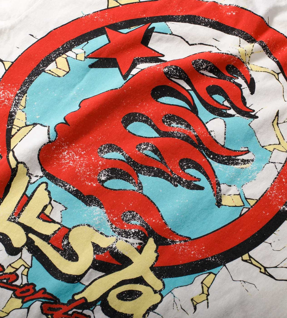 Hellstar Studios Heaven On Earth Tee – Cream (Overseas Exclusive) - Living Legend