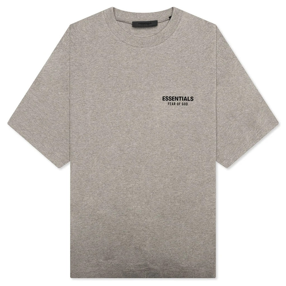 Fear of God Essentials Jersey Crewneck T-Shirt - Heather Gray - Living Legend