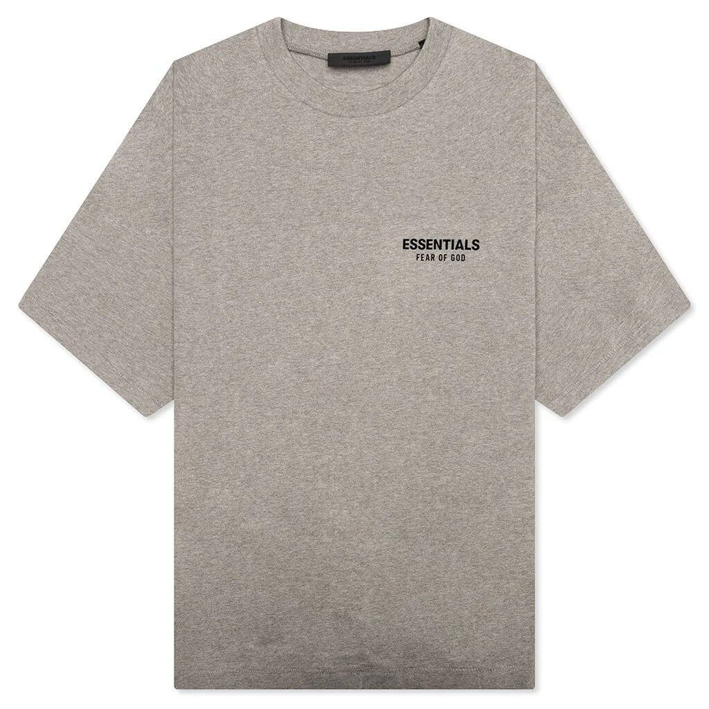 Fear of God Essentials Jersey Crewneck T-Shirt - Heather Gray - Living Legend
