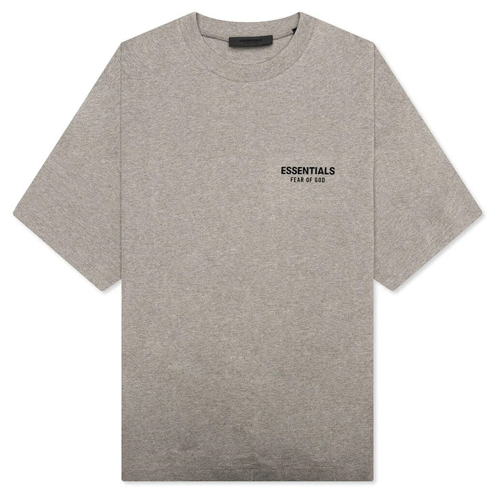 Fear of God Essentials Jersey Crewneck T-Shirt - Heather Gray - Living Legend