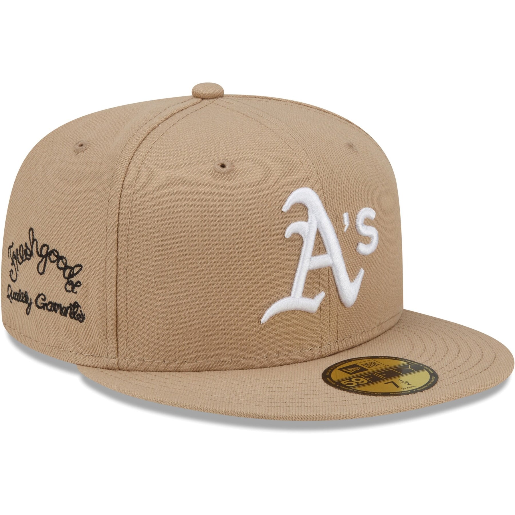 New Era X Joe Fresh Goods Oakland Athletic Fitted Hat Tan And Pink 7 7/8 - Living Legend
