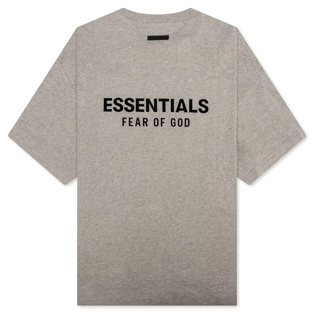 Fear of God Essentials Jersey Crewneck T-Shirt - Heather Gray - Living Legend