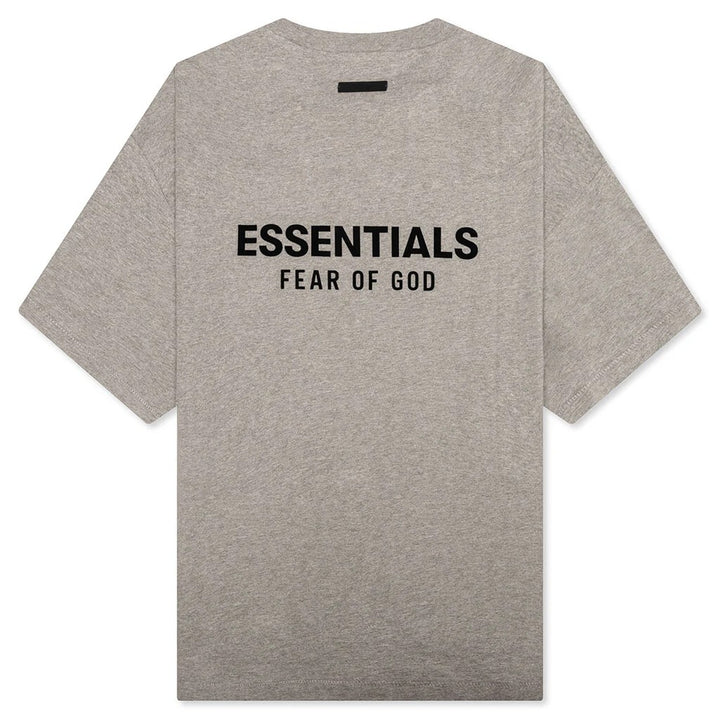 Fear of God Essentials Jersey Crewneck T-Shirt - Heather Gray - Living Legend