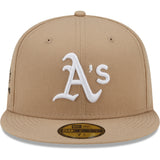 New Era X Joe Fresh Goods Oakland Athletic Fitted Hat Tan And Pink 7 7/8 - Living Legend