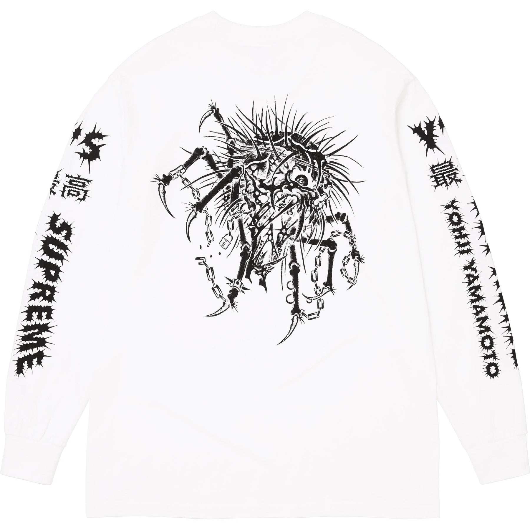 Supreme FW25 Yohji Yamamoto Y's Longsleeve L/S Tee White Size XL New In Hand