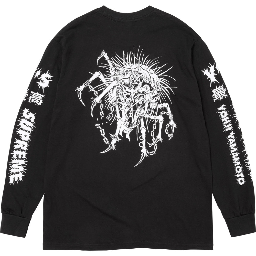 Supreme FW25 Yohji Yamamoto Y's Longsleeve L/S Tee Black Size XXL