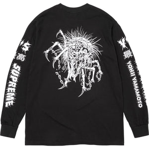 Supreme FW25 Yohji Yamamoto Y's Longsleeve L/S Tee Black Size XXL
