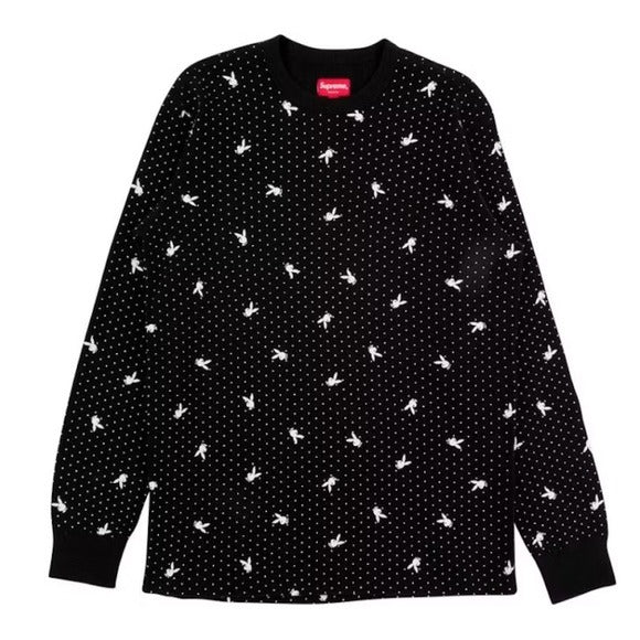 Supreme x Playboy Waffle Thermal – Size XL (Worn 9/10)