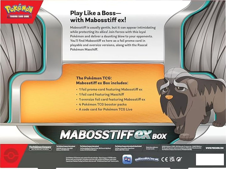Pokemon Trading Card Games Mabosstiff EX Box