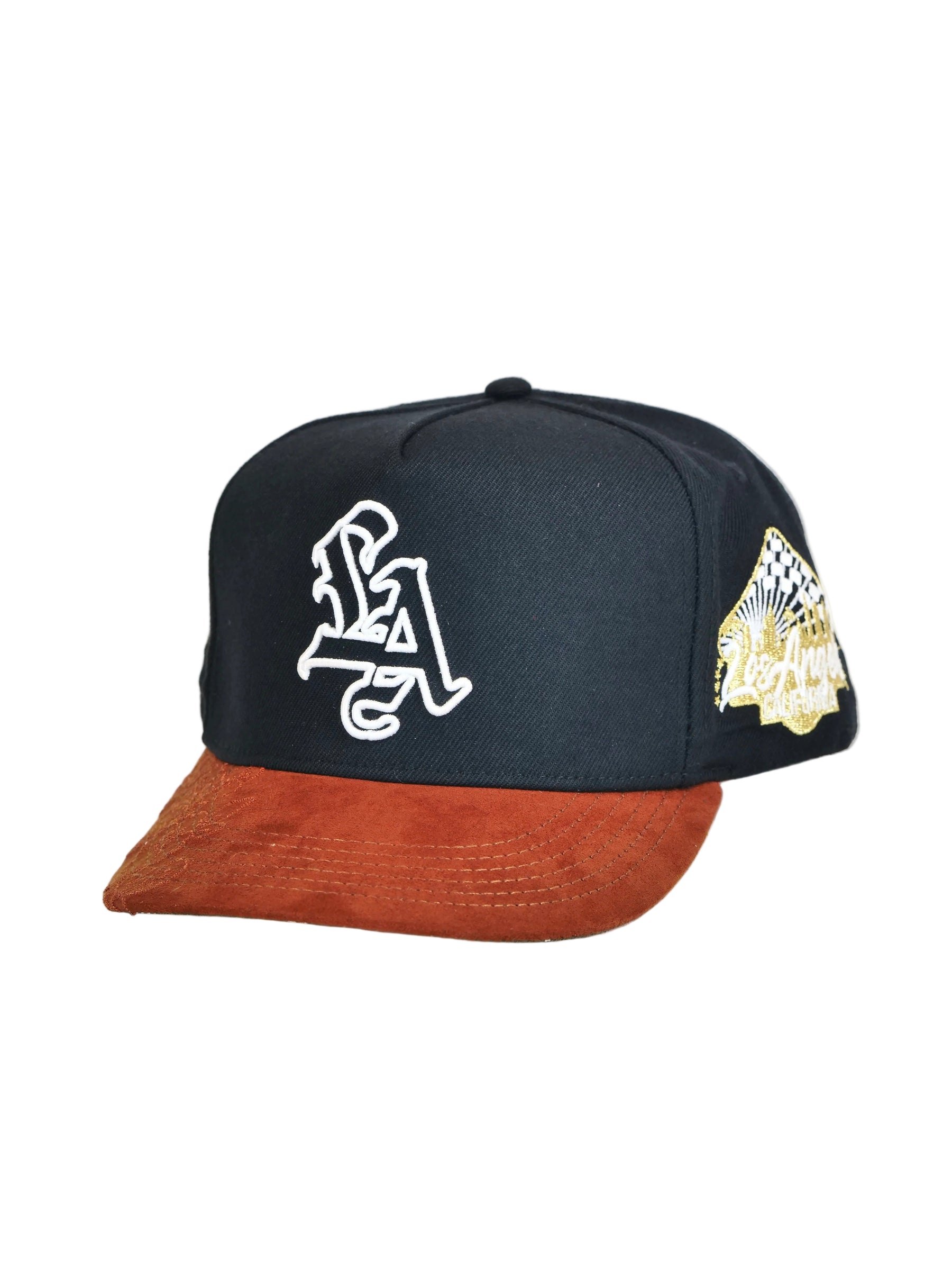 DVNIELLUU OG LA: LIMITLESS AMBITIONS SNAPBACK (BLACK/TAN BROWN) – 100% AUTHENTIC – NEW