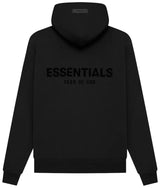 Fear of God Essentials Pullover Chest Logo Hoodie Stretch Limo/Black - Living Legend