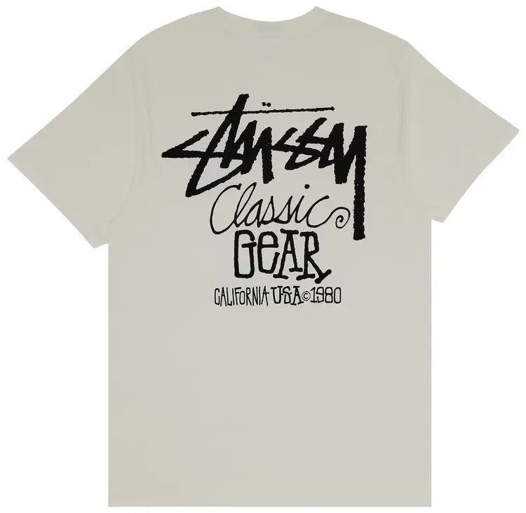 Stussy Classic Gear Tee Pigment Dyed “Natural”