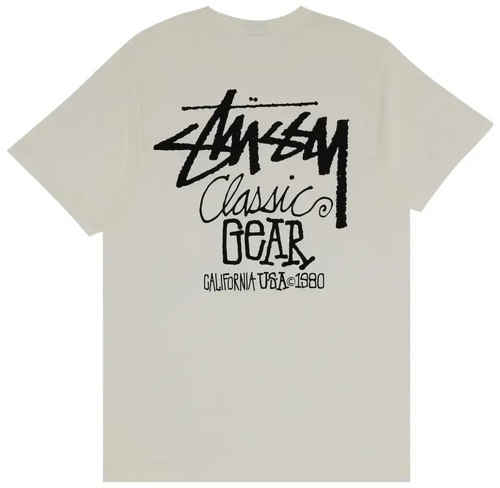 Stussy Classic Gear Tee Pigment Dyed “Natural”