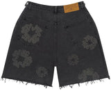 Denim Tears Mono Cotton Wreath Denim Shorts 'Black'