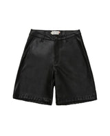 Honor The Gift Vegan Faux Black Leather Shorts
