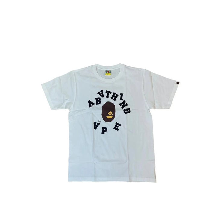 BAPE Scrambled Letters Tee in White - Living Legend