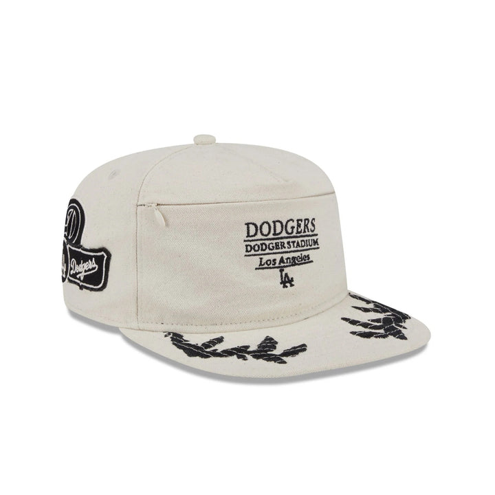New Era Los Angeles Dodgers Front Zip Canvas 59FIFTY A-Frame Fitted Hat