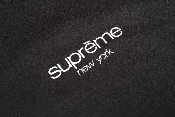 Supreme Classic Logo Tee 'Black' (New York) - Living Legend