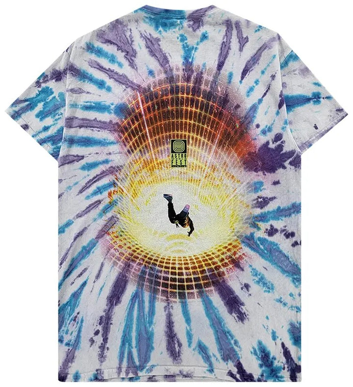 Cactus Jack by Travis Scott Flame Tee 'Tie Dye' - Living Legend