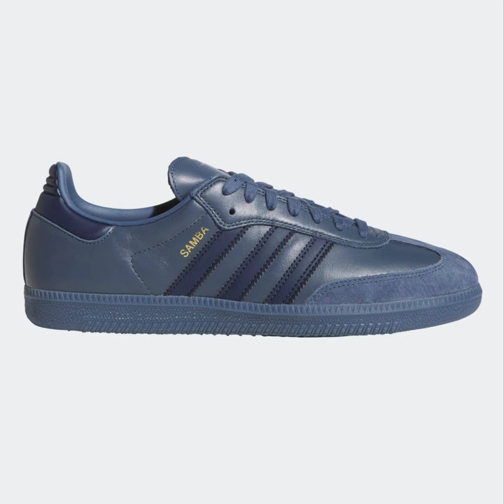Adidas Originals Samba ADV JH8803 Preloved Ink Gold Metallic - Living Legend