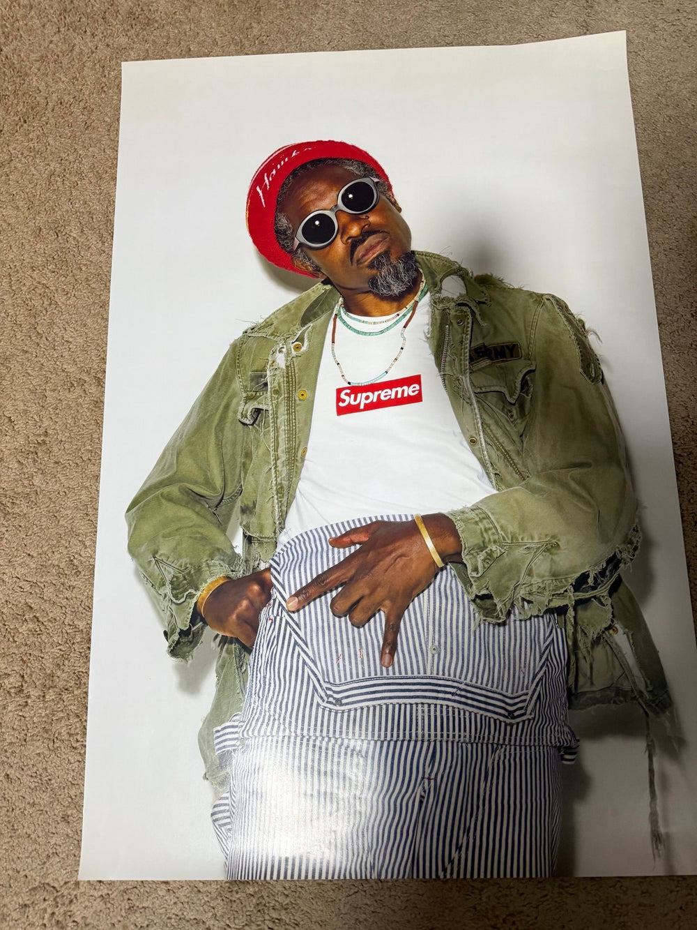 Supreme x Andre 3000 Poster