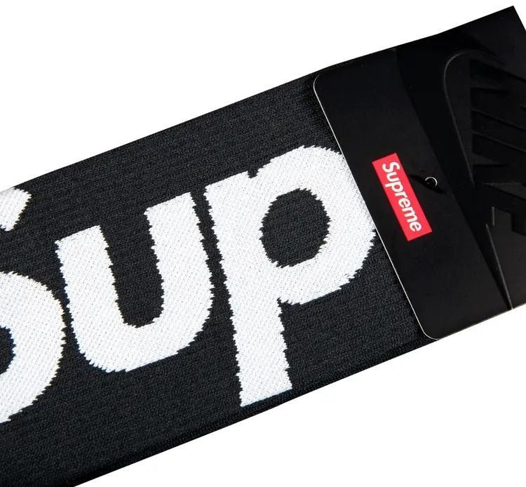 2021 Supreme x Nike Lightweight Crew Socks “Black” (Men’s 6–7.5)