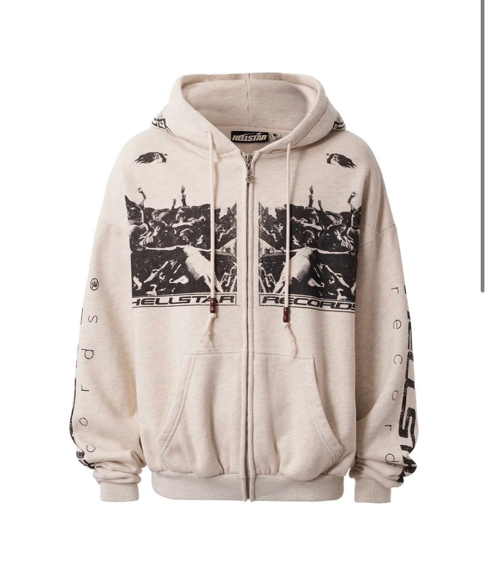 HELLSTAR MOSHPIT ZIP-UP HOODIE
