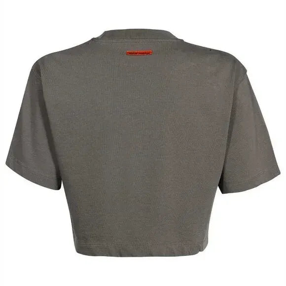 Heron Preston Gray 'HPNY' Cropped T-Shirt