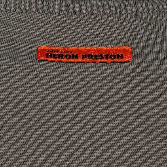 Heron Preston Gray 'HPNY' Cropped T-Shirt