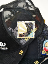 DVNIELLUU OG BA: FROM THE BAY TO THE WORLD TRUCKER HAT (BLACK CORDUROY/MESH) – 100% AUTHENTIC – NEW