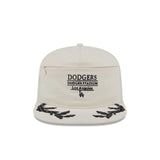 New Era Los Angeles Dodgers Front Zip Canvas 59FIFTY A-Frame Fitted Hat