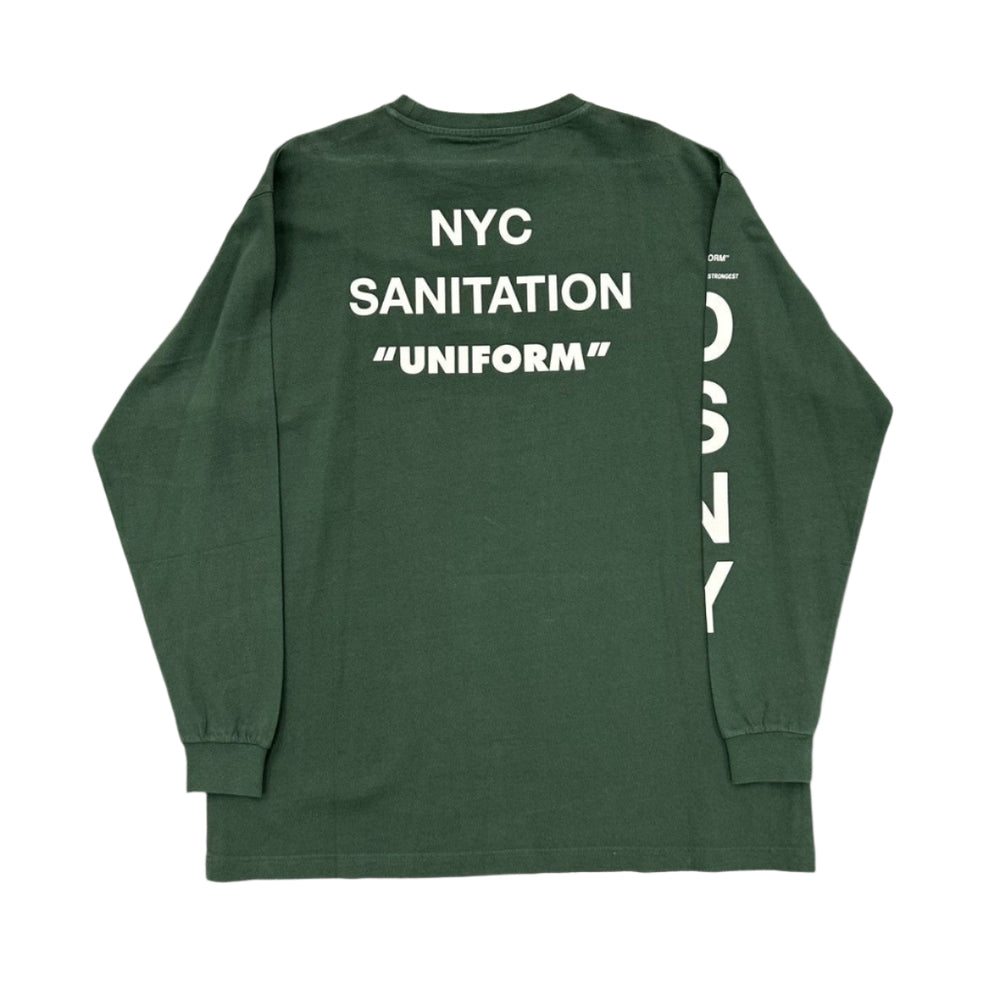Heron Preston x DSNY Long Sleeve – Green (Tagged XS, fits like a Small) - Living Legend