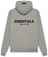 Fear of God Essentials Hoodie 'Dark Oatmeal' - Living Legend