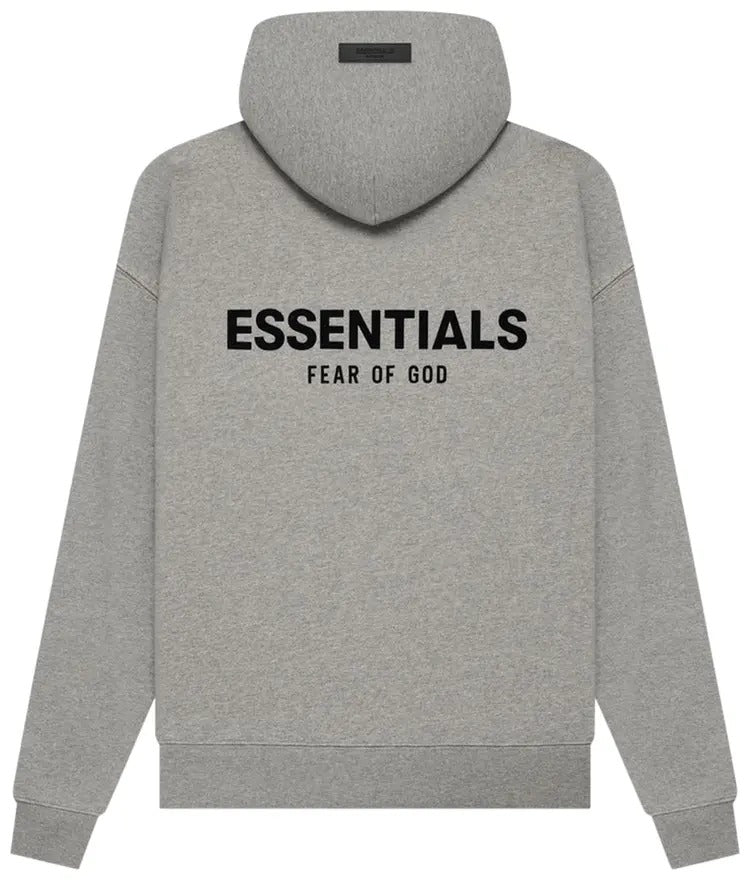 Fear of God Essentials Hoodie 'Dark Oatmeal' - Living Legend