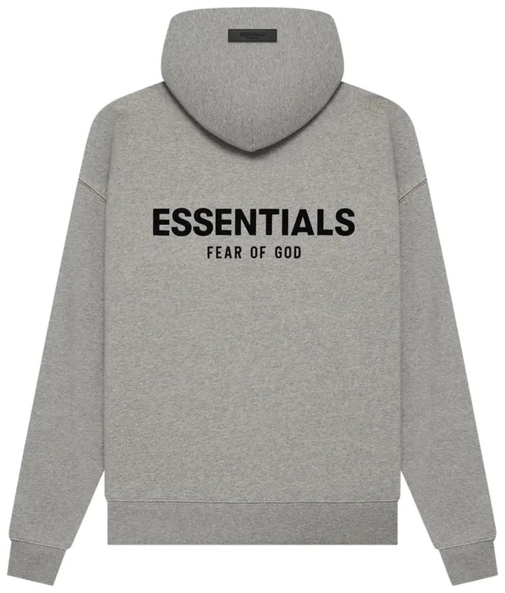 Fear of God Essentials Hoodie 'Dark Oatmeal' - Living Legend