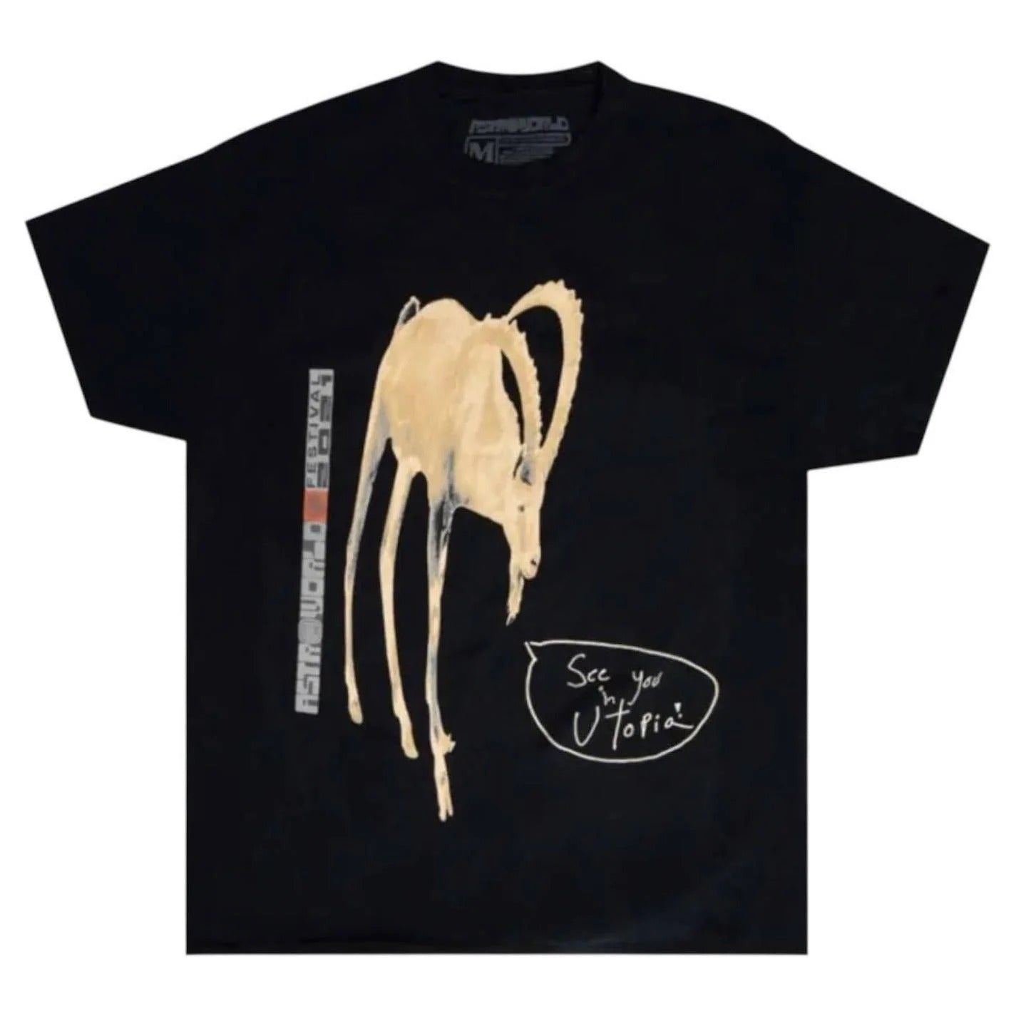 Travis Scott Astroworld Festival 2021 Concert Merch Goat Utopia