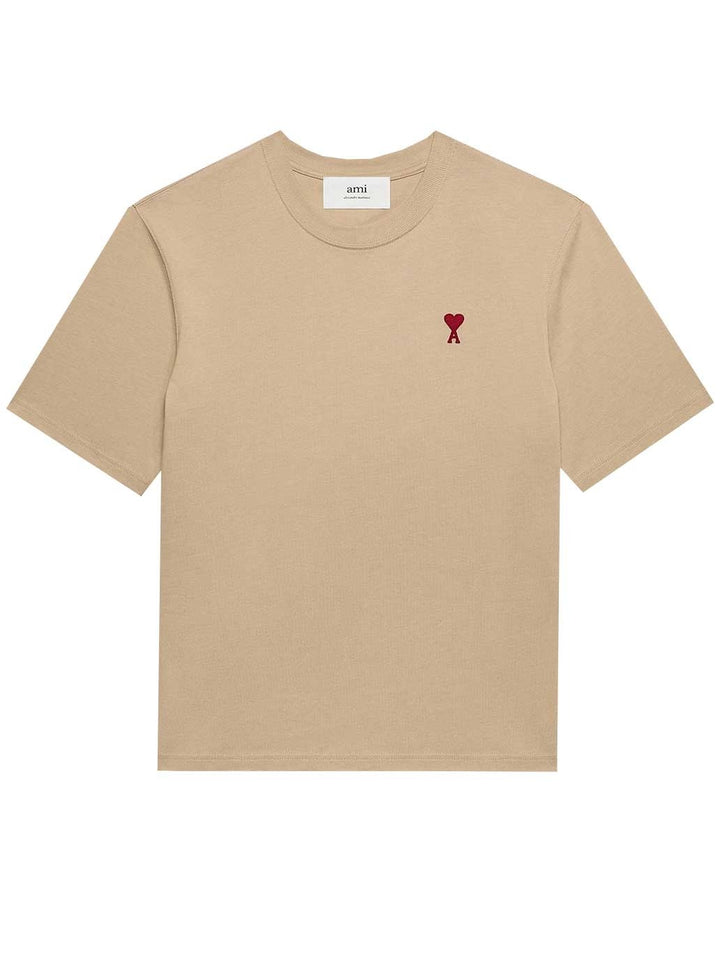 AMI Paris Red Ami de Coeur T-Shirt – Champagne - Living Legend