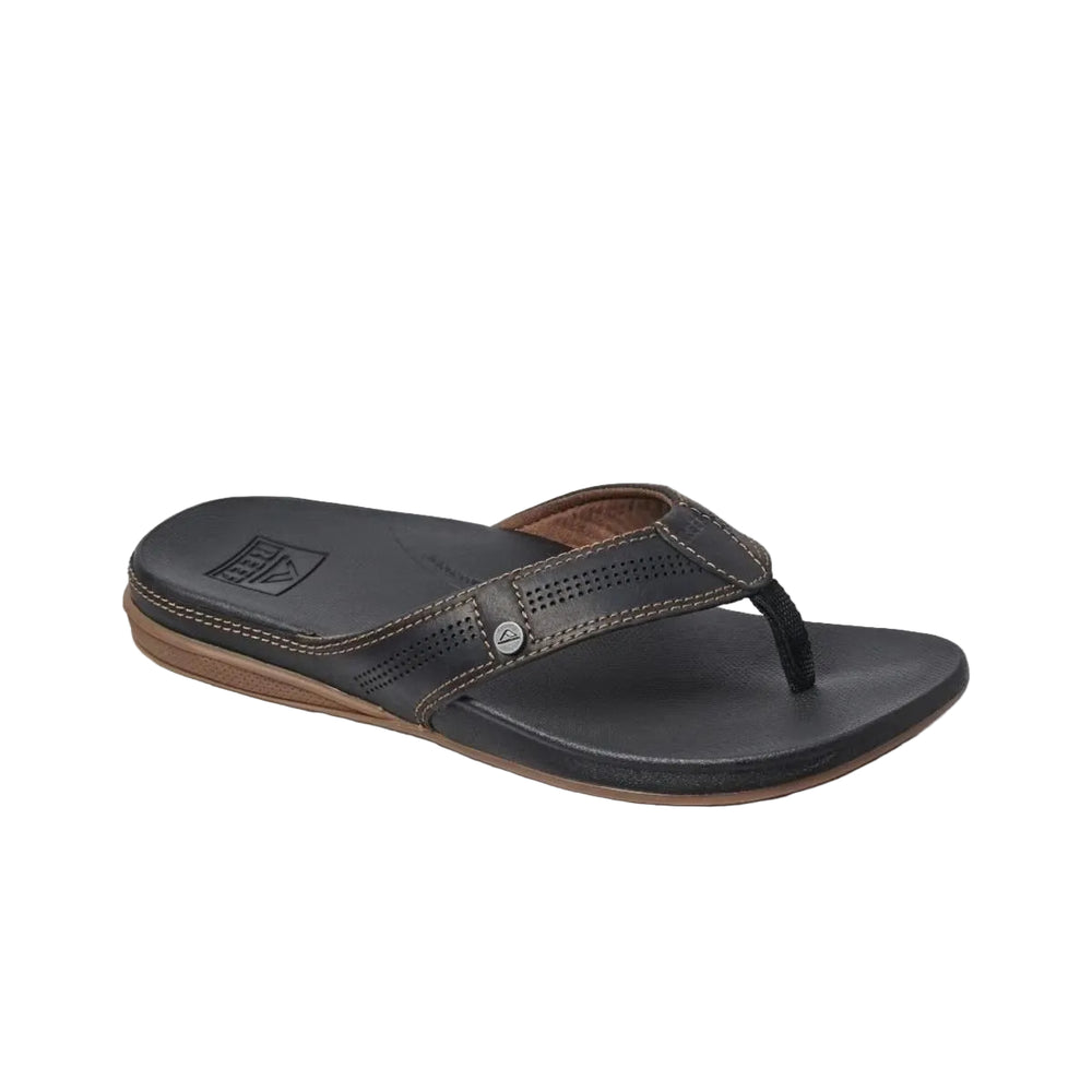 Reef Men's Cushion Lux Slippers Flip Flop Sandals Black/Brown