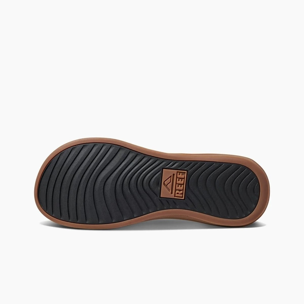 Reef Men's Cushion Lux Slippers Flip Flop Sandals Black/Brown